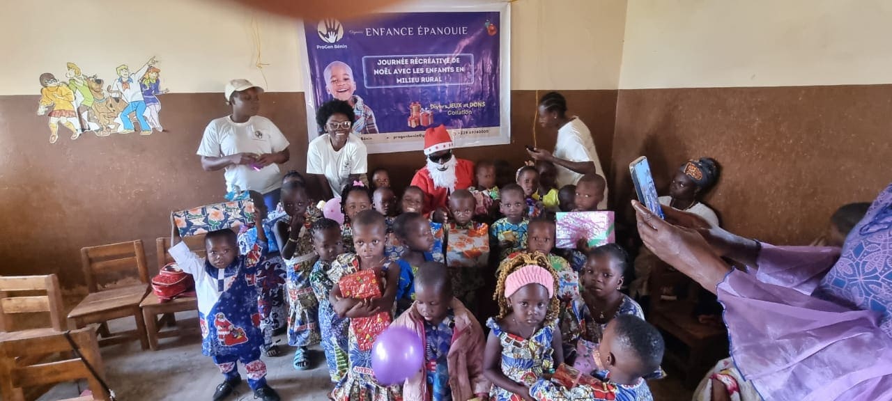 7ème édition  du Projet ‘’Noël pour tous‘’ : l’ONG ProGen Bénin témoigne sa solidarité envers les enfants de Ouidah